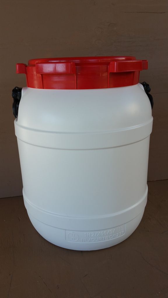 Screw Lid Food Storage Barrel Food Grade HDPE 2 13 Gallon Capacity eBay